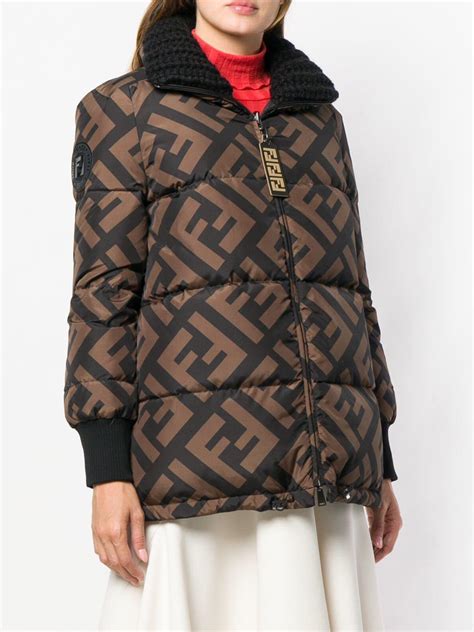 cheap fendi logo jacket|fendi jacket women.